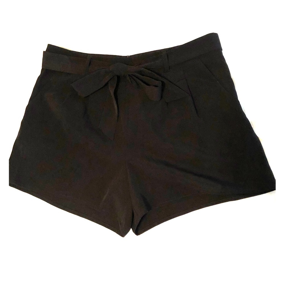 Black dress shorts